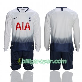 Billige Fotballdrakter Tottenham Hotspur Barn Hjemmedraktsett 2018/19 Langermet